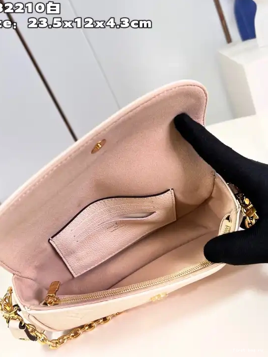 Frstbag ru Wallet on Ivy-23.5*12*4.3cm VUITTON Chain LOUIS 0522